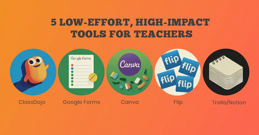 Tired of tech that makes life harder? Here are 5 low-effort, high-impact teacher tools that actually save time, sanity, and classroom chaos.