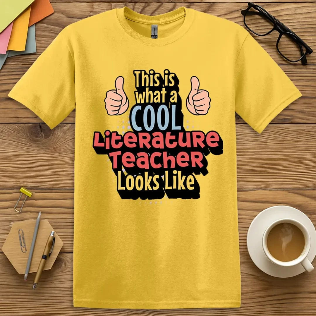 Cool Literature Teacher T-Shirt