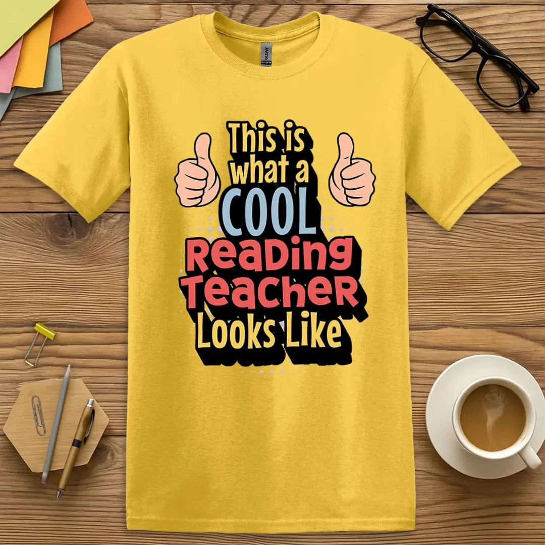 Cool Reading Teacher T-Shirt