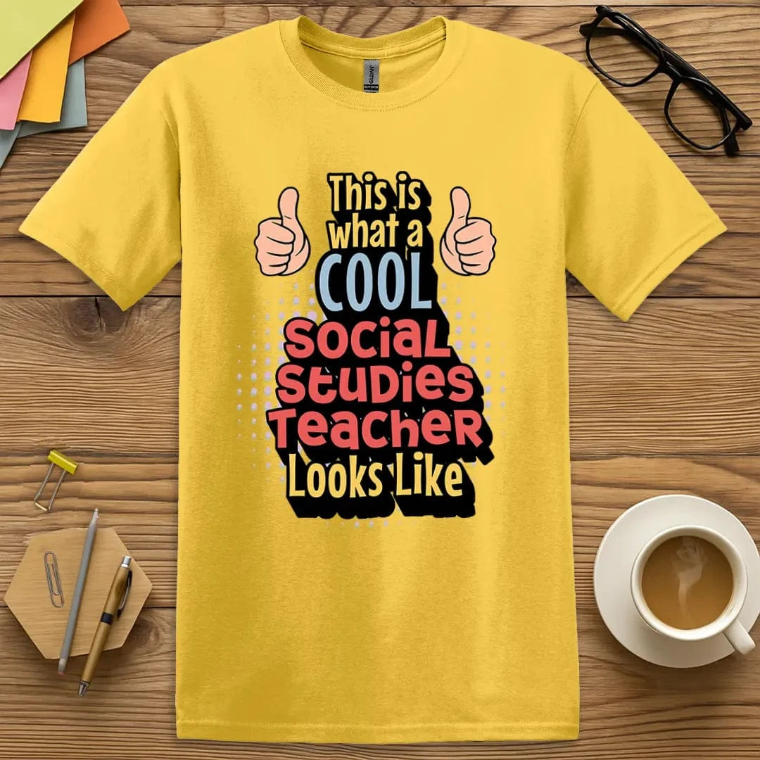 Cool Social Studies Teacher T-Shirt