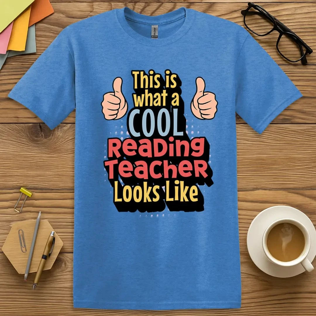 Cool Reading Teacher T-Shirt