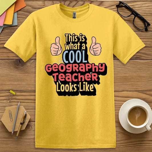 Cool Geography Teacher T-Shirt