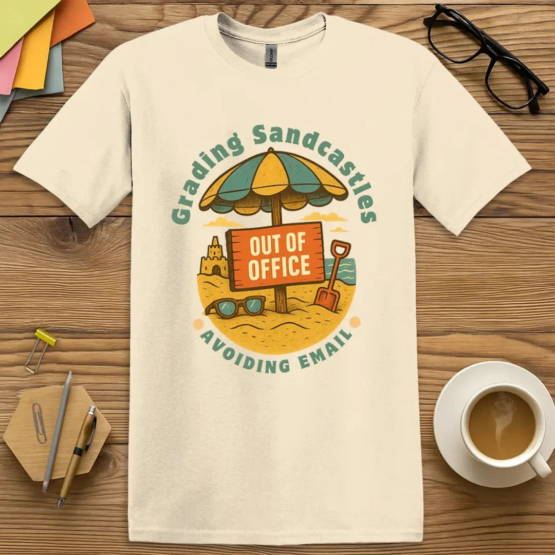 Beach Side Out Of Office Teacher Shirt